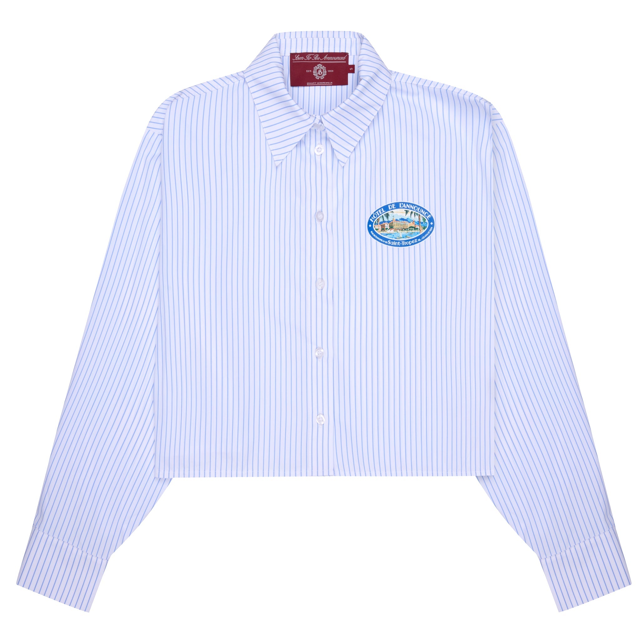 Hotel De L'Announce Crop Shirt - SOON TO BE ANNOUNCED