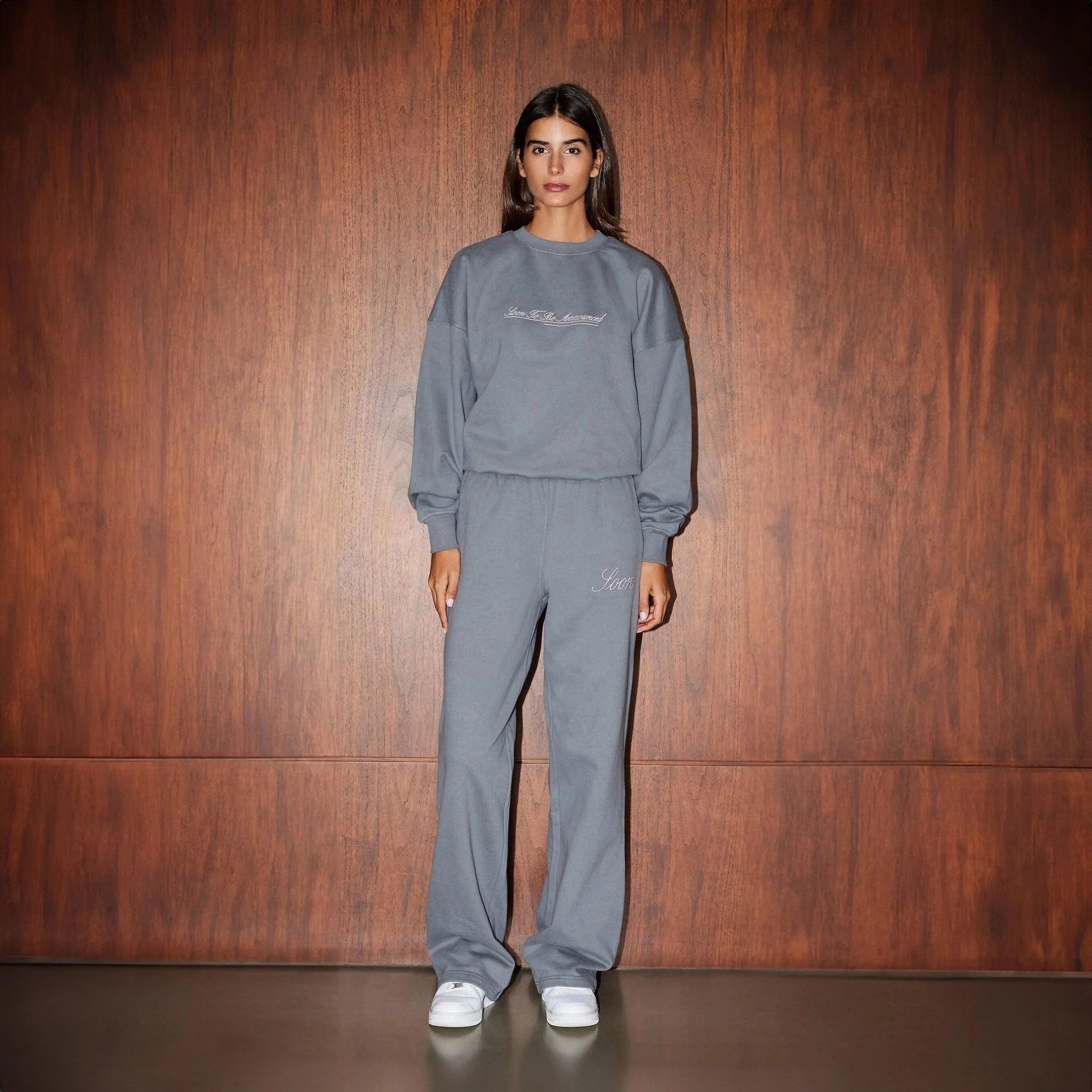 Soon Embroidery Sweatpants - SOON TO BE ANNOUNCED