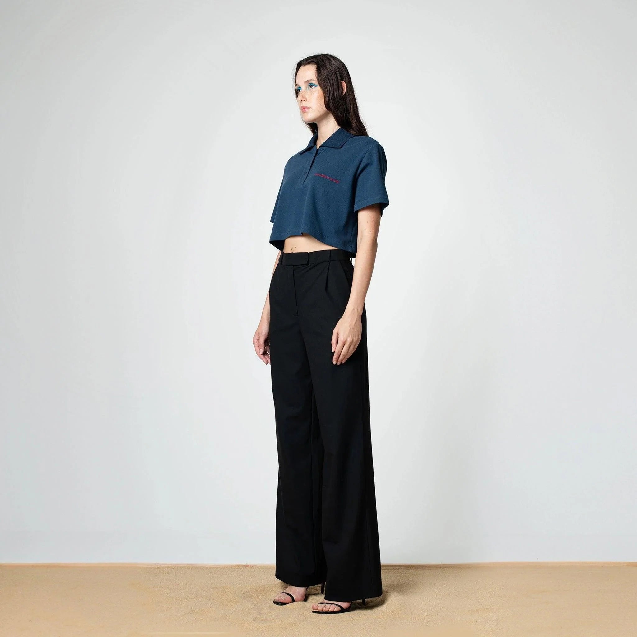 Riviera Crop Polo T-Shirt - SOON TO BE ANNOUNCED