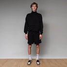 Black on Black Half Zip Sweatshirt - SOON TO BE ANNOUNCED