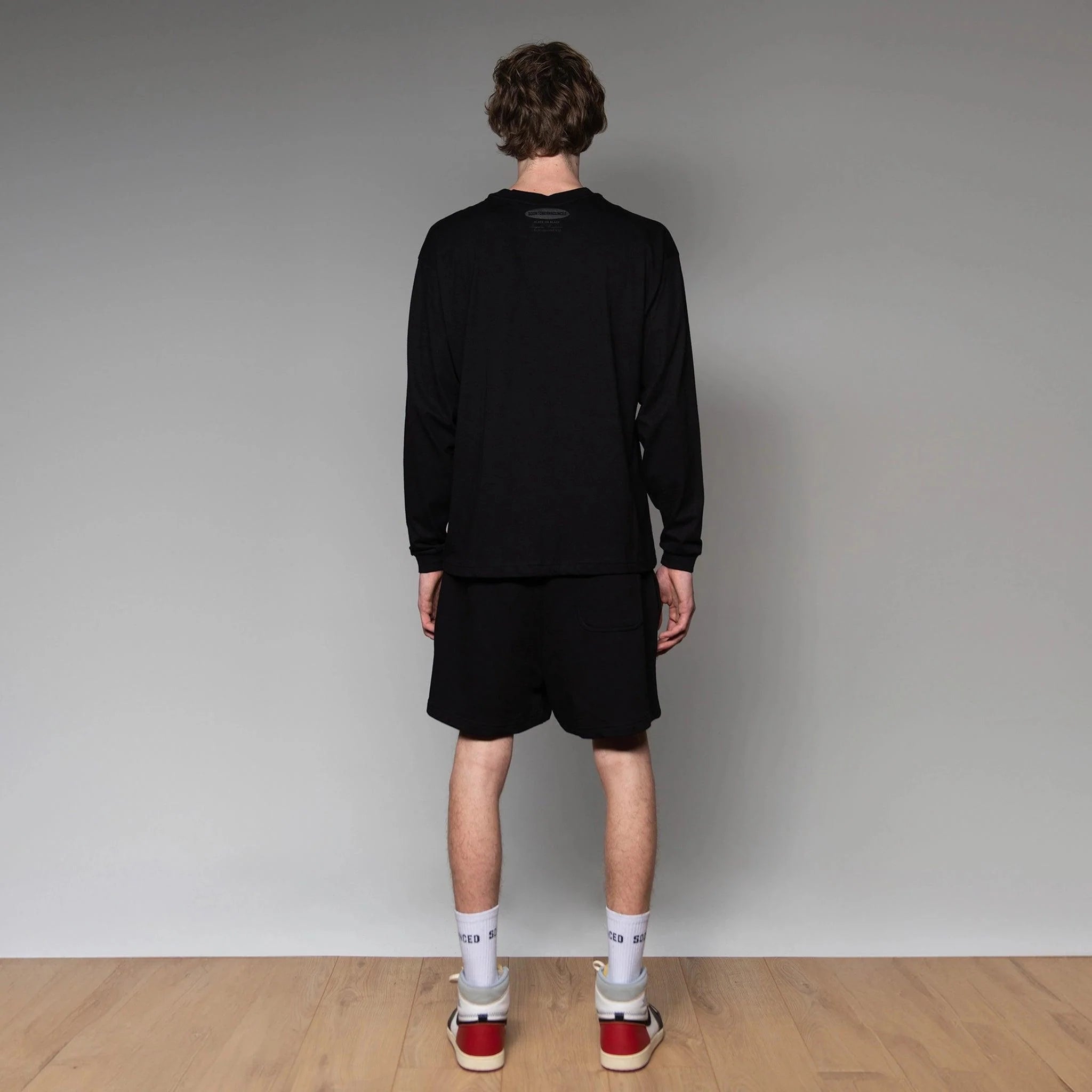 Black on Black Half Zip Sweatshirt - SOON TO BE ANNOUNCED