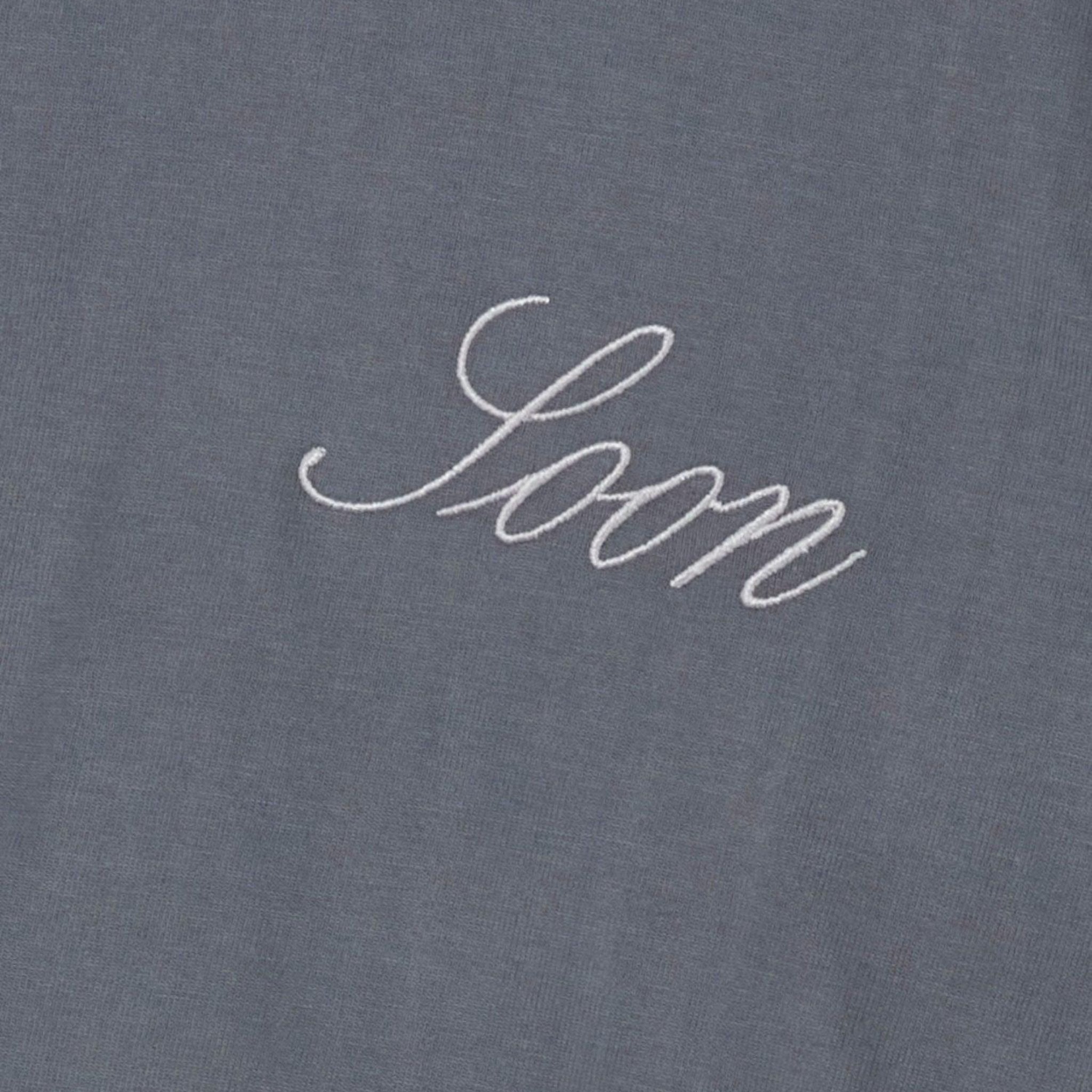 Soon Embroidery L/S Crop T-Shirt - SOON TO BE ANNOUNCED