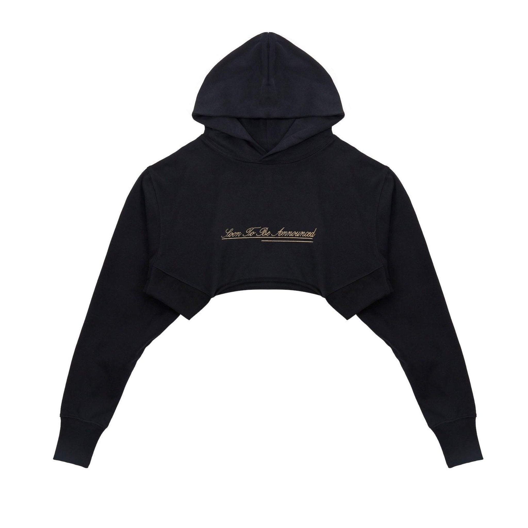 STBA Embroidery Crop Hoodie - SOON TO BE ANNOUNCED