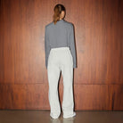 Soon Embroidery L/S Crop T-Shirt - SOON TO BE ANNOUNCED