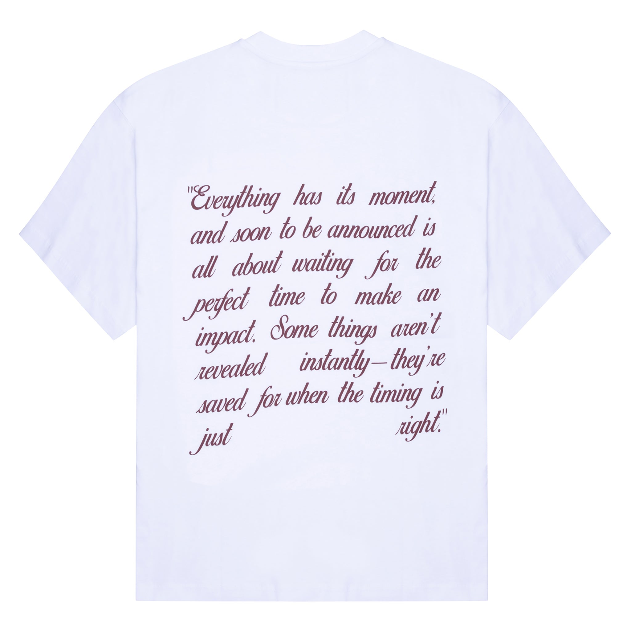 Just Right T-Shirt - SOON TO BE ANNOUNCED