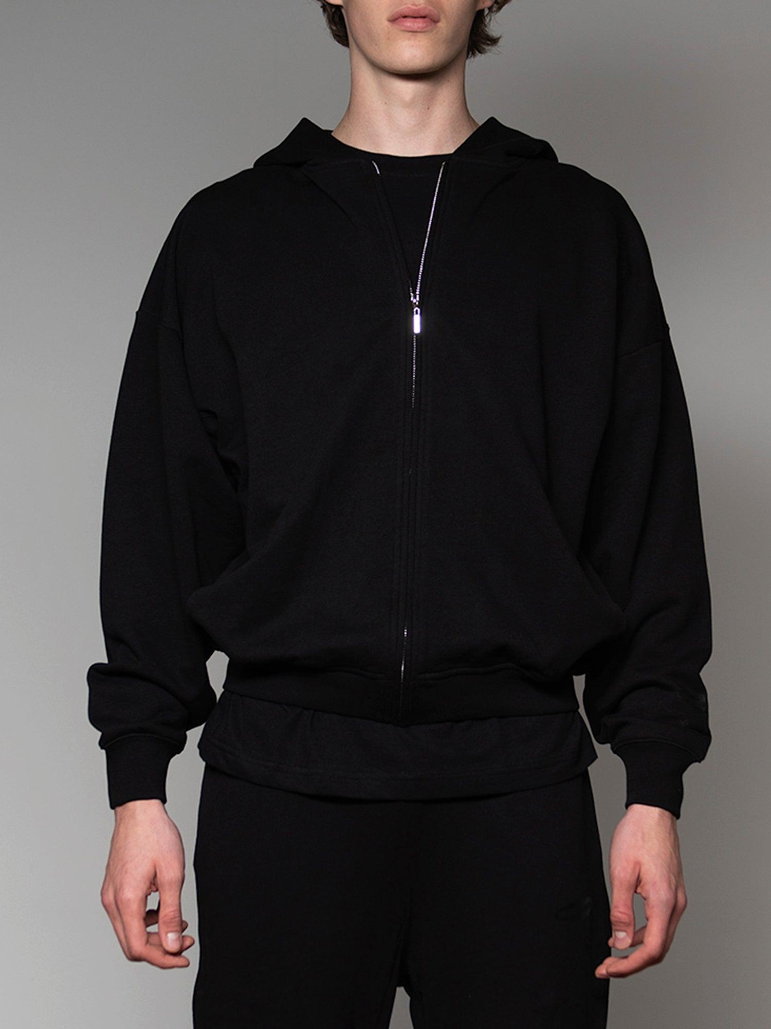 Black on Black Zip Hoodie - SOON TO BE ANNOUNCED