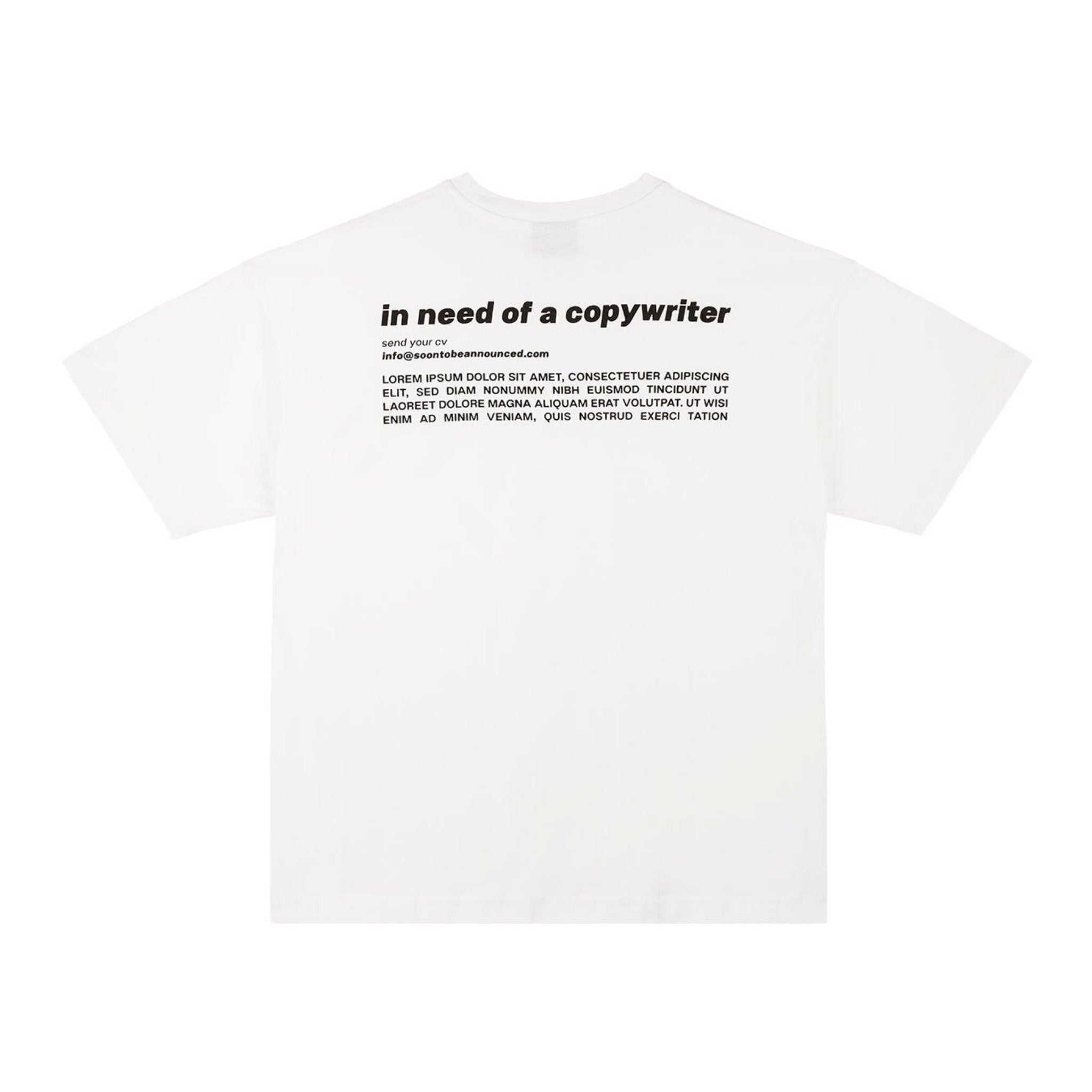 Copywriter T-Shirt - SOON TO BE ANNOUNCED